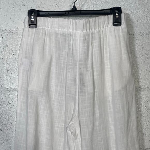 Cotton on Women's Relaxed Beach Pants Cover-up - White small - Picture 8 of 9